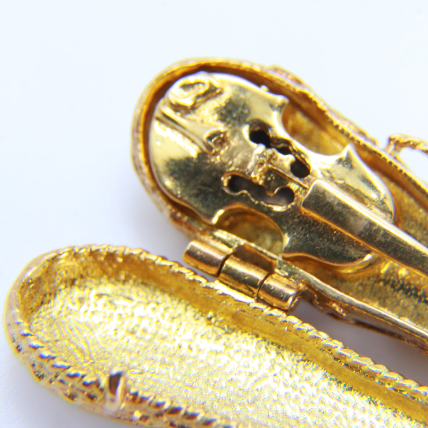 Vintage 9ct Gold Violin in Case Charm – Opening Music Pendant Gift