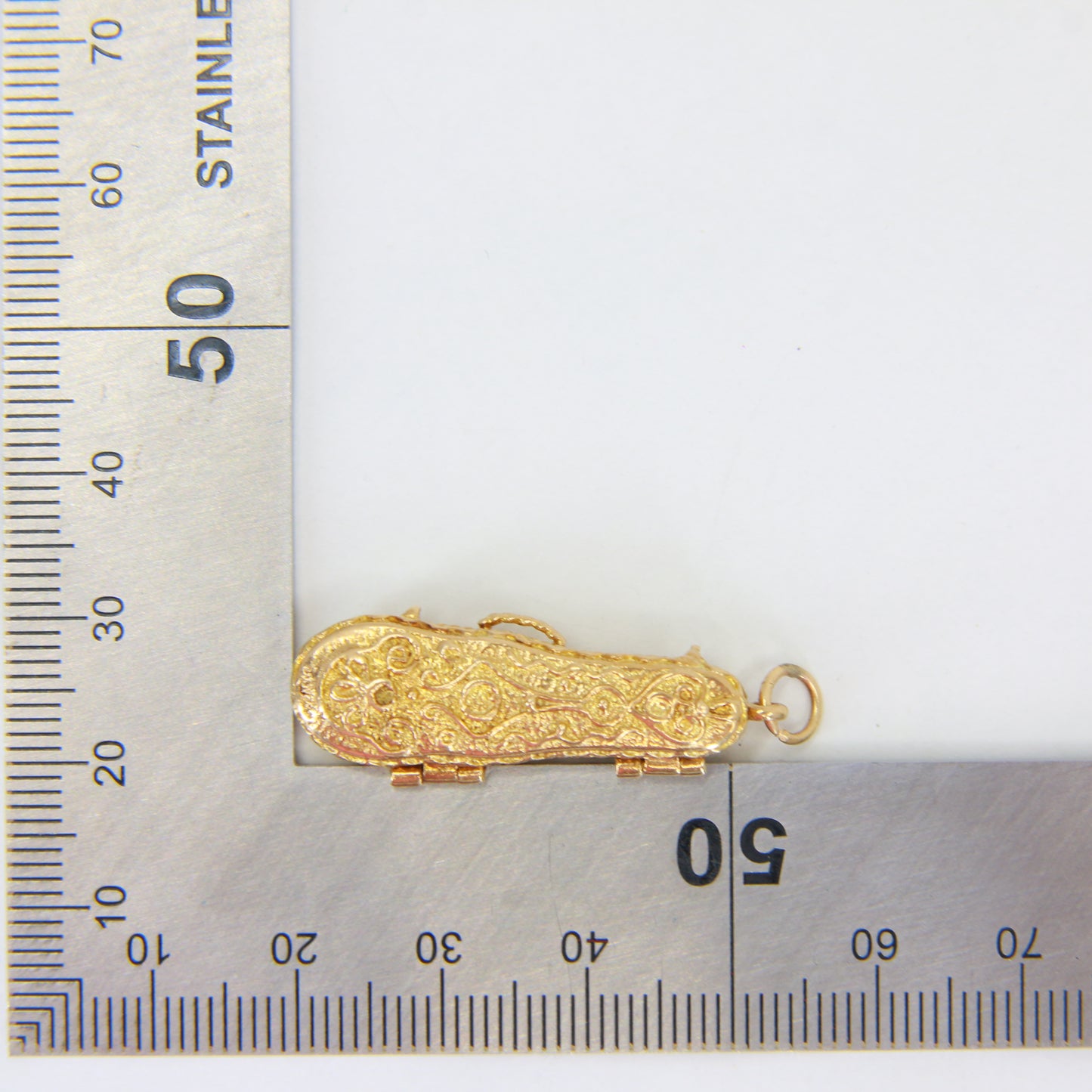 Vintage 9ct Gold Violin in Case Charm – Opening Music Pendant Gift