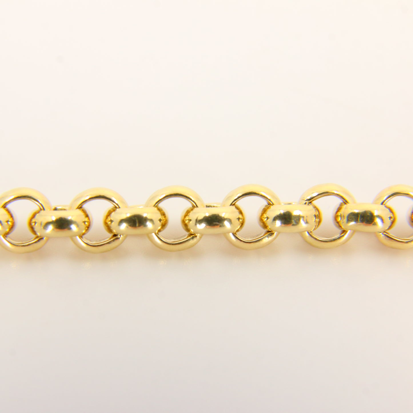 Vintage Hallmarked 9ct Gold Belcher Necklace 21" Cable Chain Necklace Box Gift
