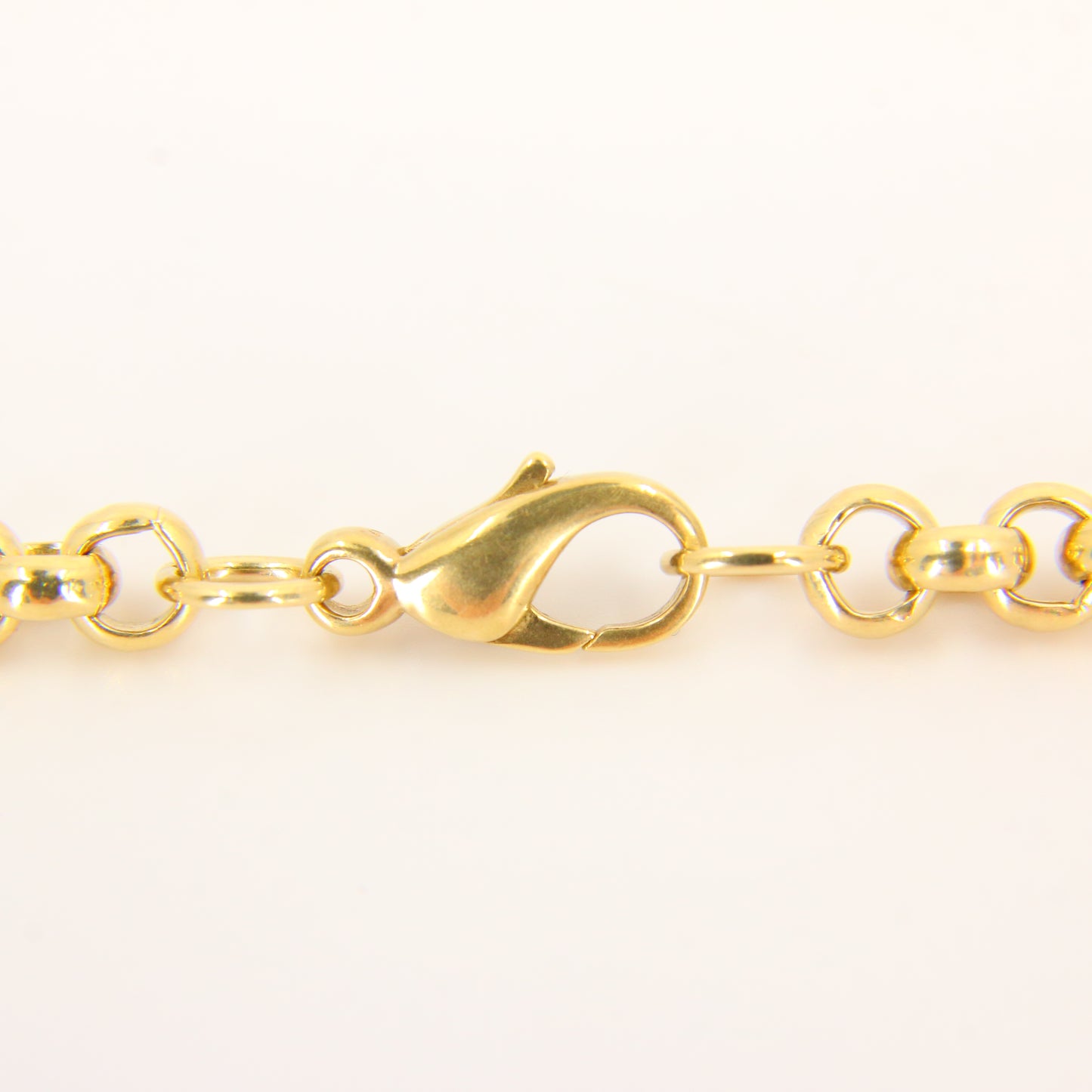 Vintage Hallmarked 9ct Gold Belcher Necklace 21" Cable Chain Necklace Box Gift