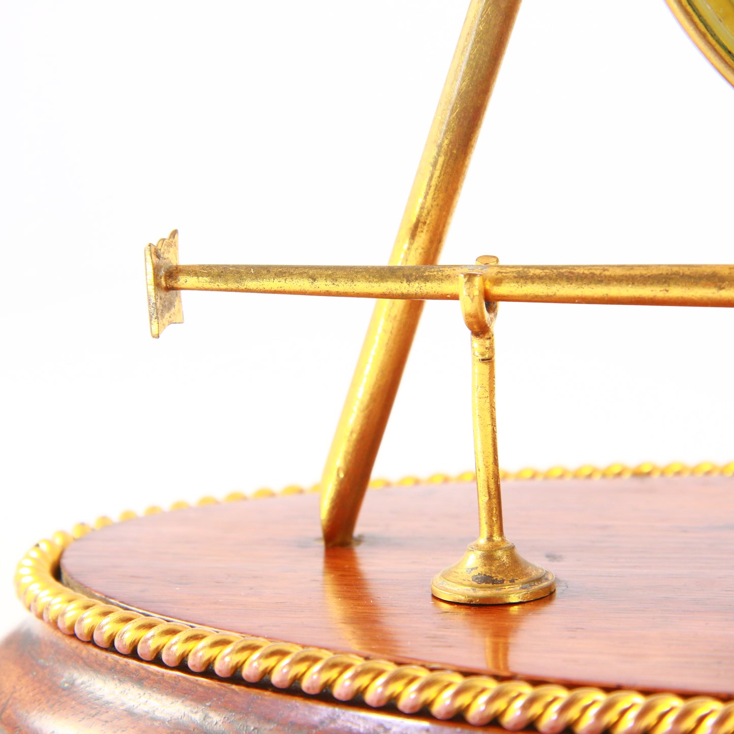 Antique Clock Billiards Set Novelty Desk Clock Circa 1900 Serviced & Running