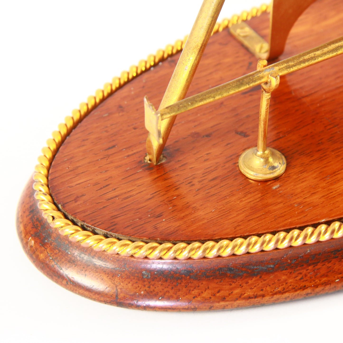 Antique Clock Billiards Set Novelty Desk Clock Circa 1900 Serviced & Running