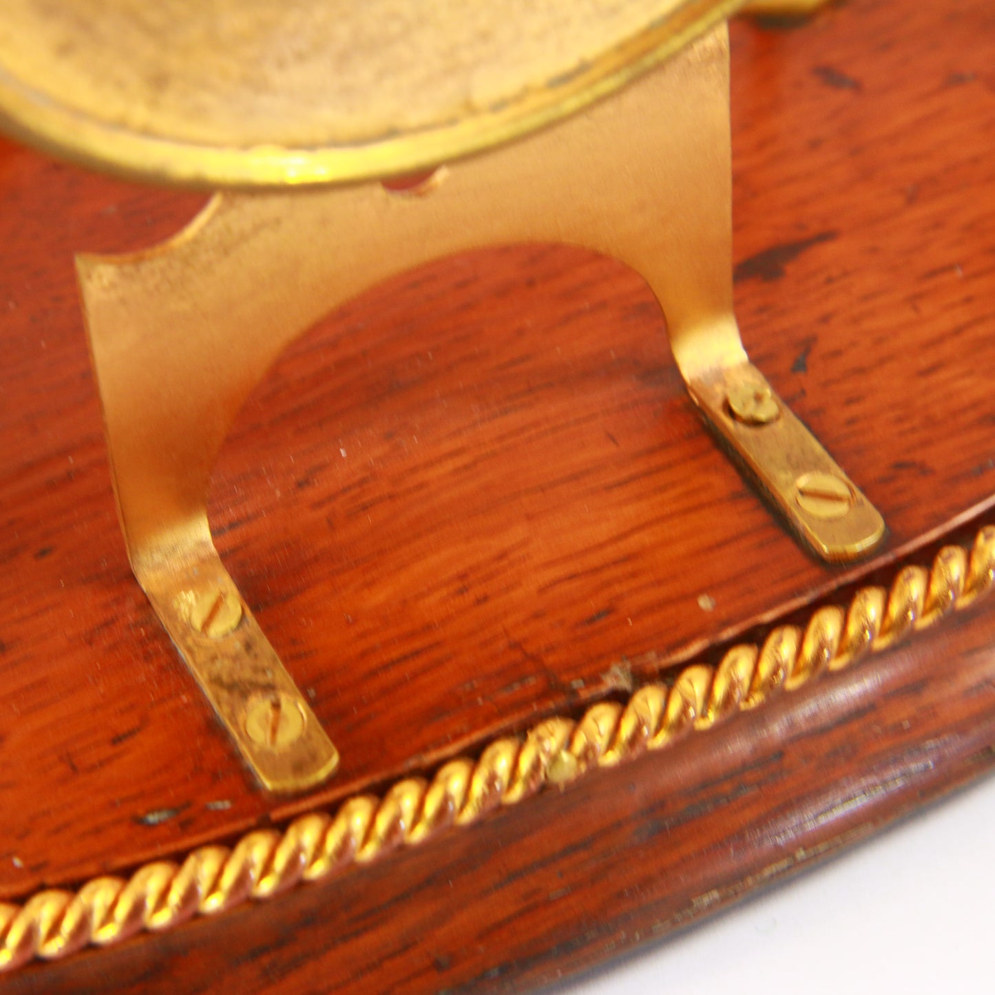 Antique Clock Billiards Set Novelty Desk Clock Circa 1900 Serviced & Running