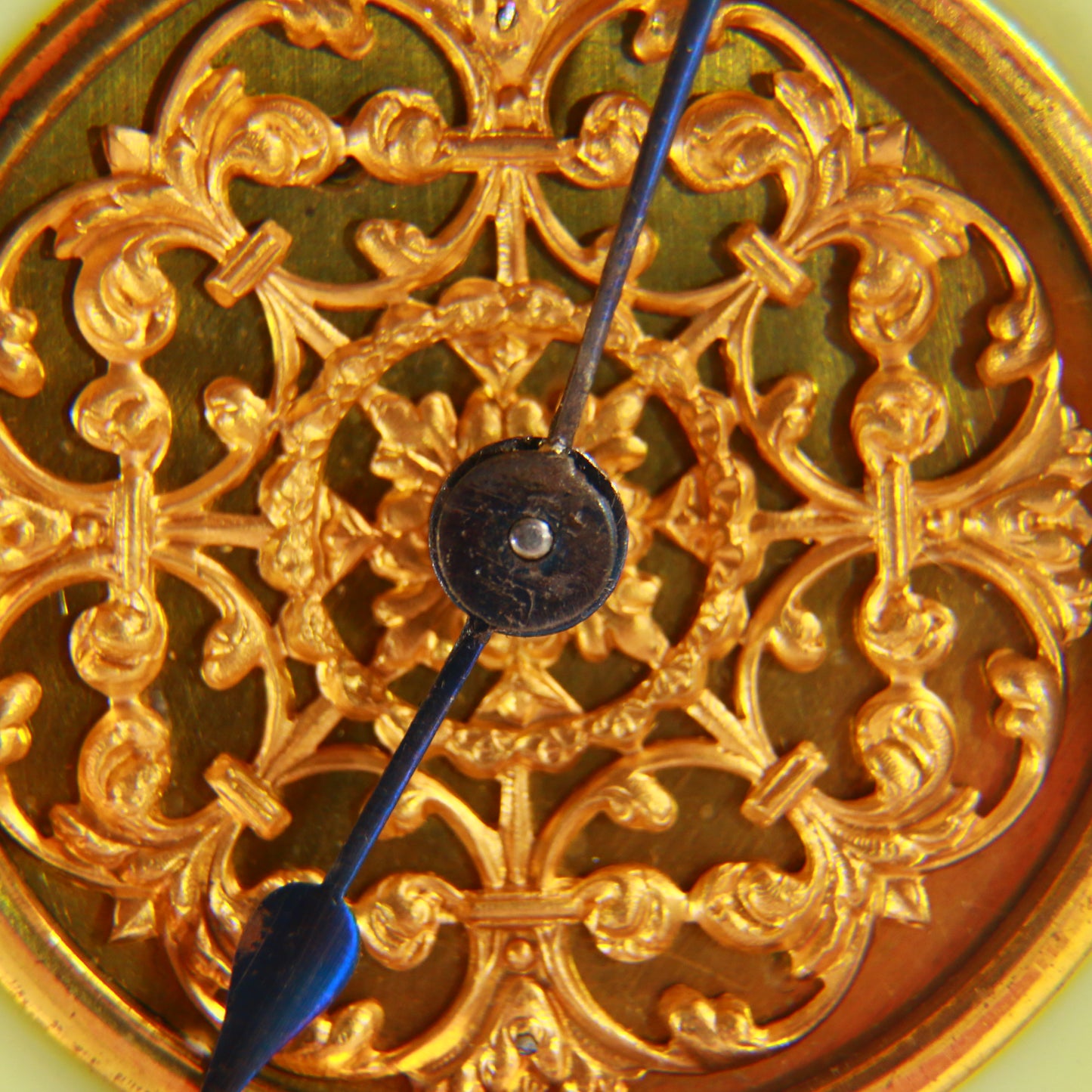 Antique Clock Billiards Set Novelty Desk Clock Circa 1900 Serviced & Running