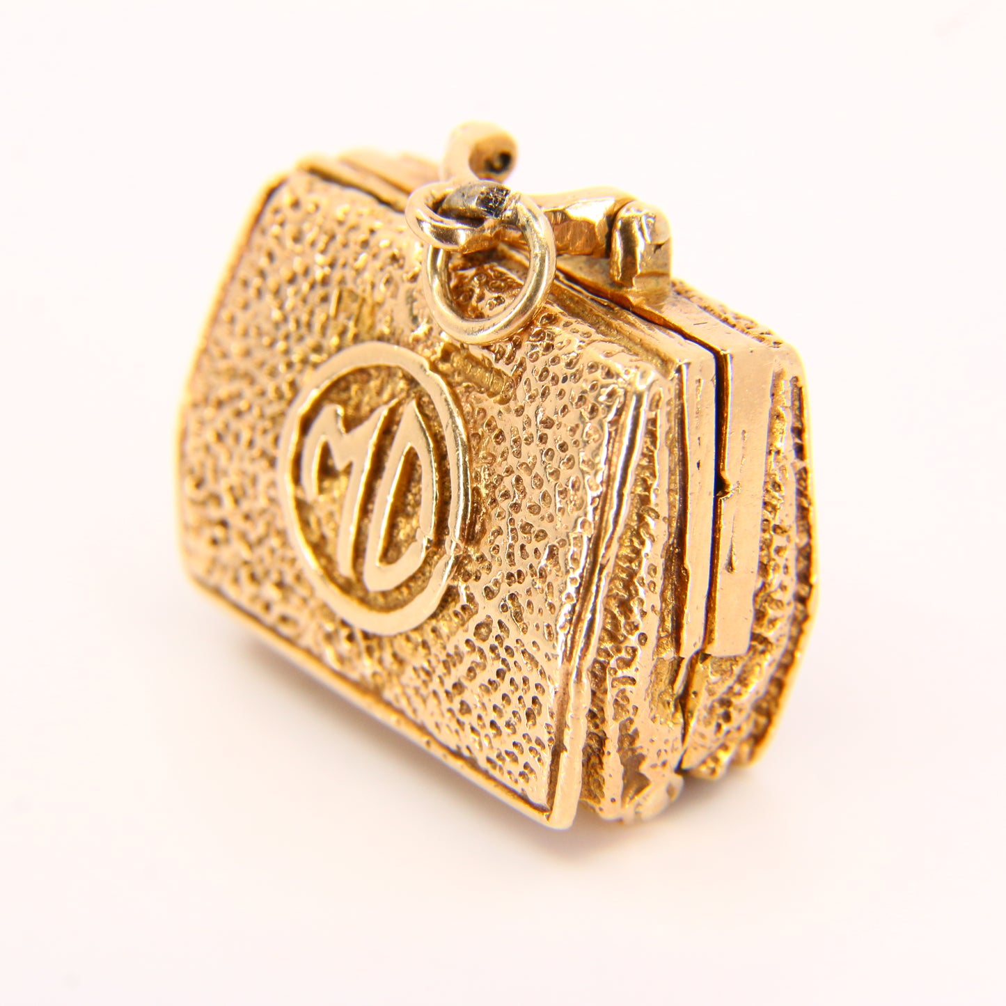 Vintage 9ct Gold Doctor’s Bag Charm – Opening Medical Pendant Gift