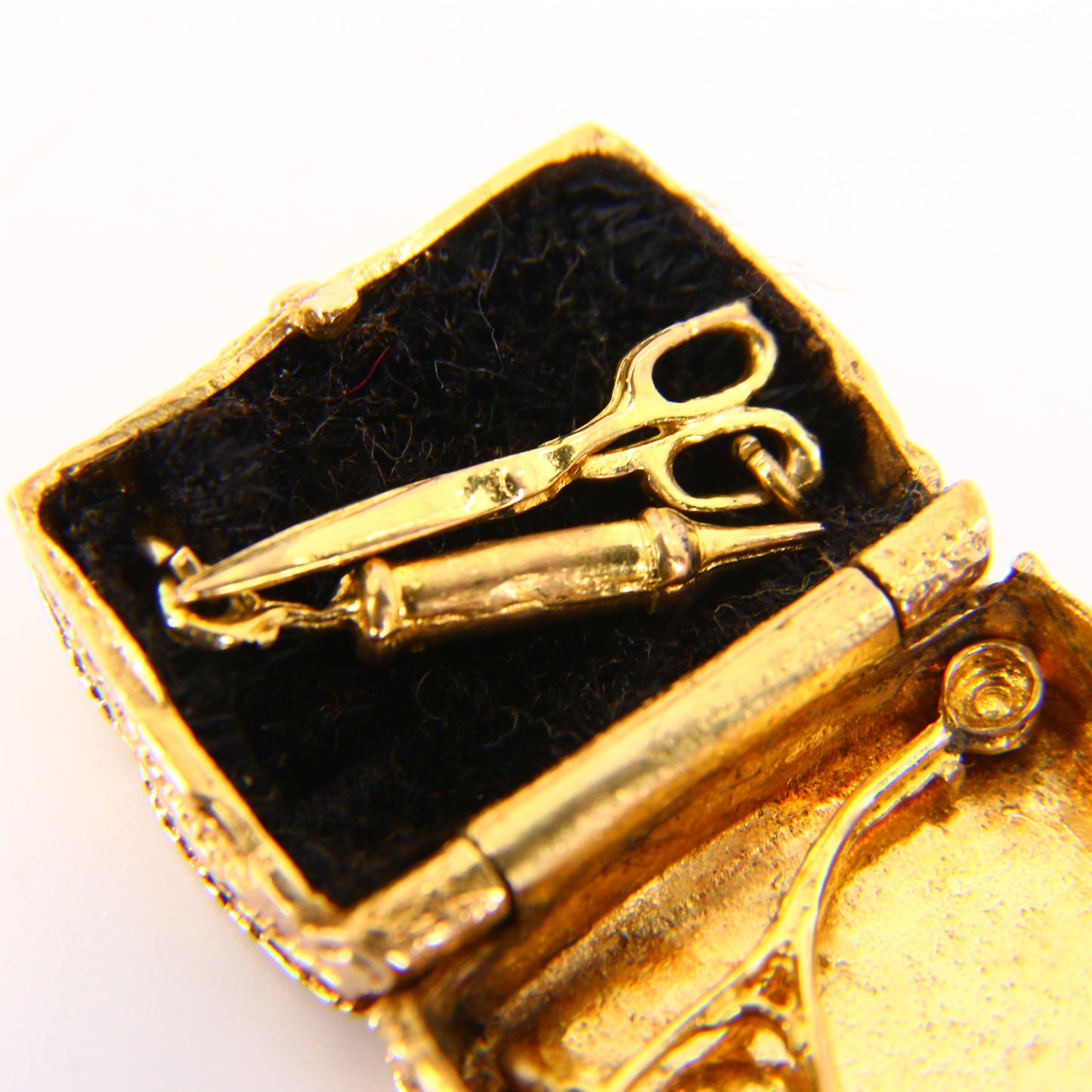 Vintage 9ct Gold Doctor’s Bag Charm – Opening Medical Pendant Gift
