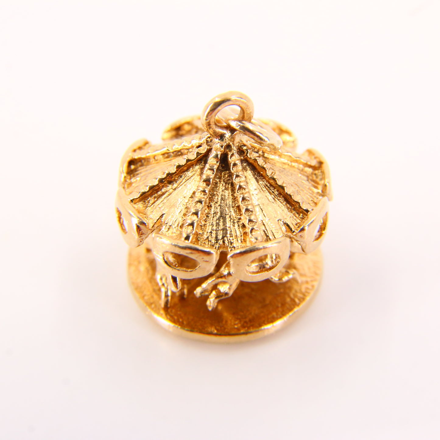 Vintage 9ct Gold Carousel Horse Charm – Spinning Hallmarked Pendant Gift