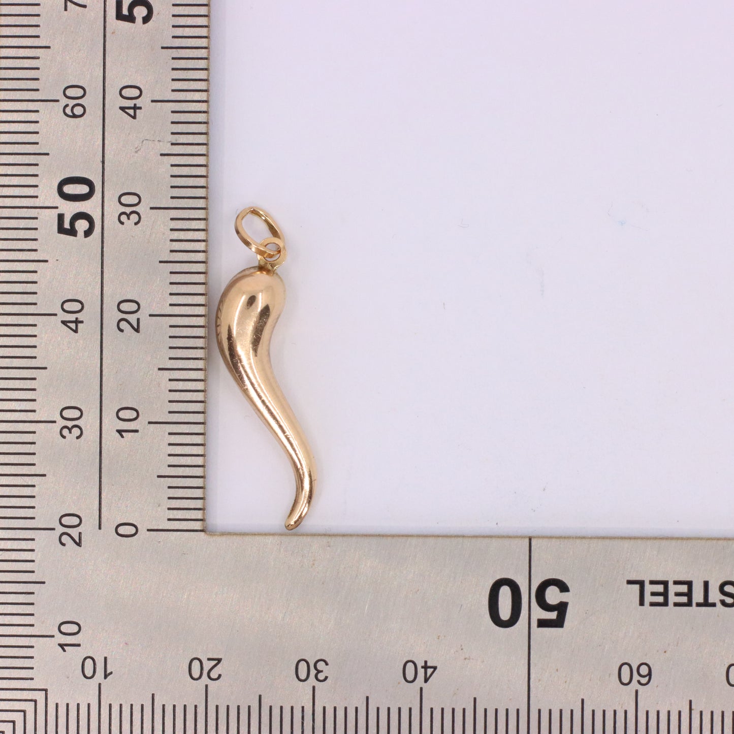 Vintage 9ct Hallmarked Gold Horn Of Plenty Pendant Lucky Talisman Charm