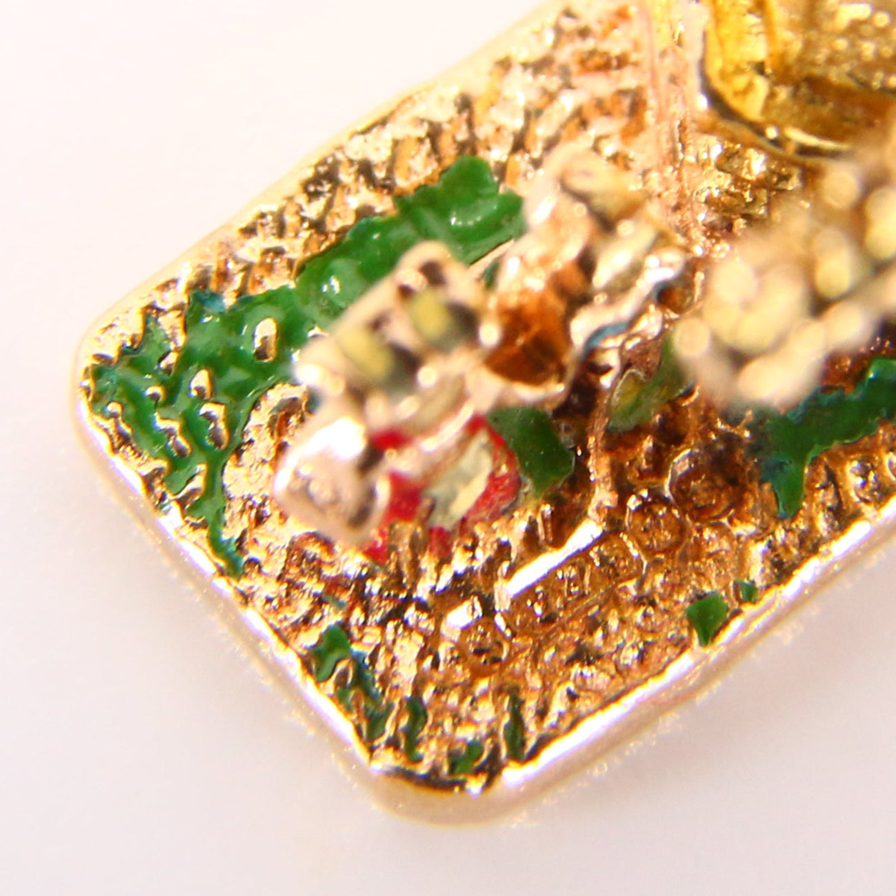 Vintage 9ct Gold Spinning Windmill Charm – Articulating Enamel Pendant Gift