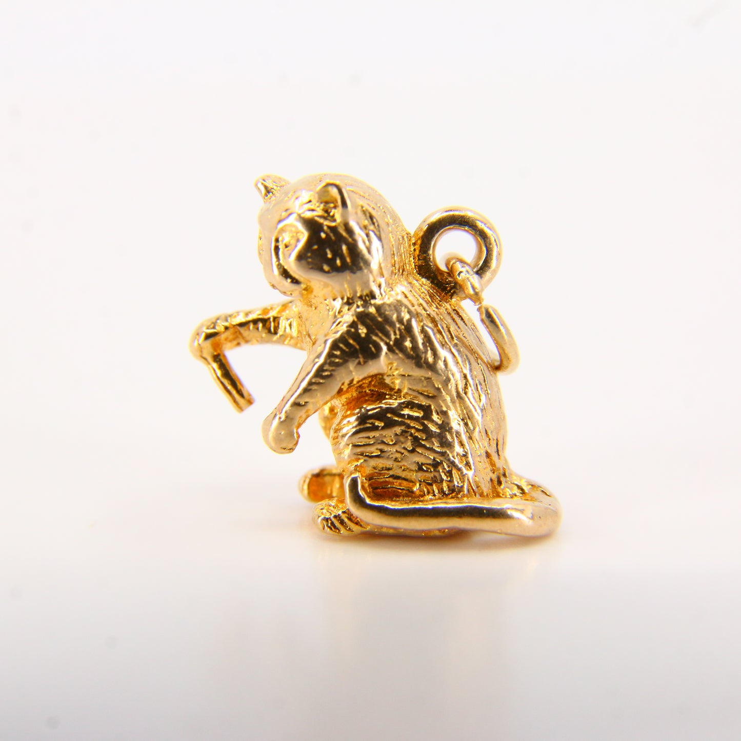 Vintage 9ct Gold Killer Cat or Monkey Charm – Hallmarked Pendant Gift