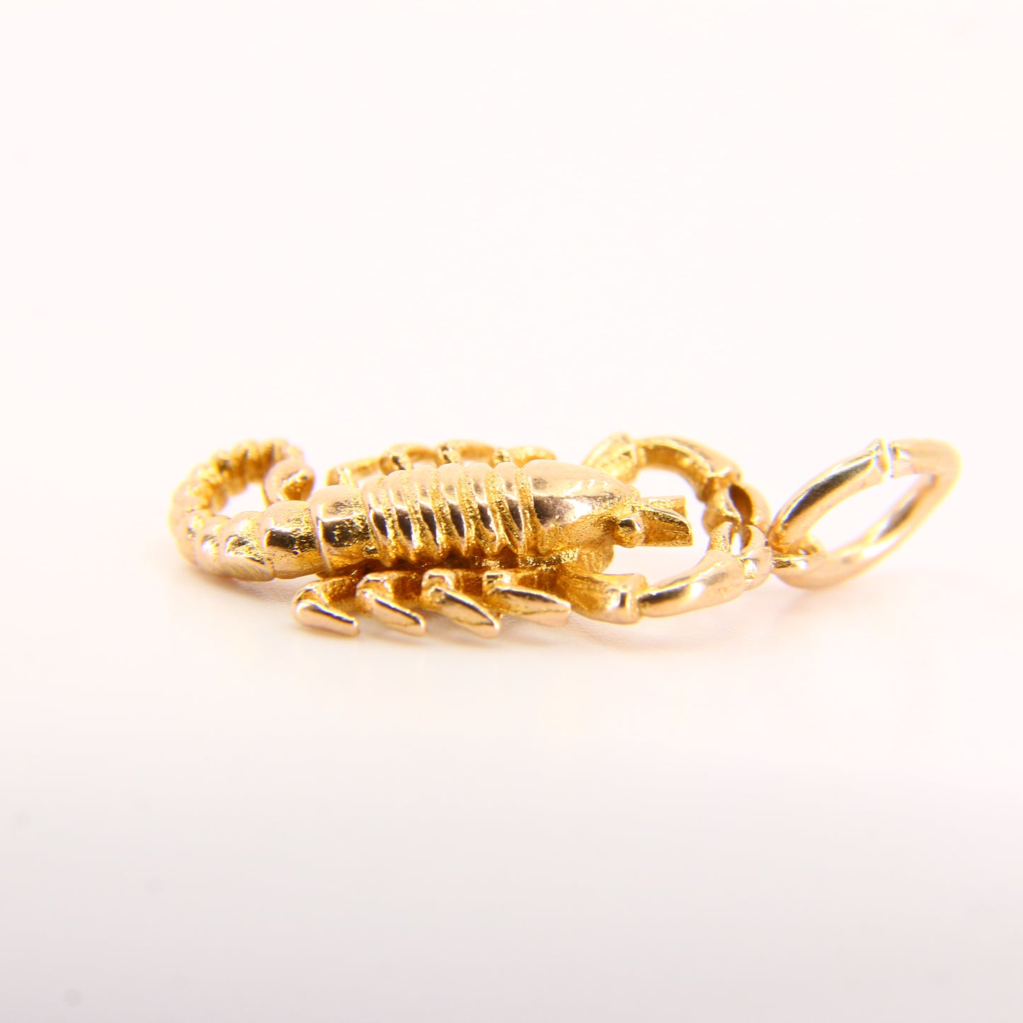 Vintage 9ct Gold Scorpion Charm – Hallmarked Solid Gold Pendant