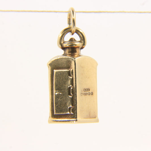 Vintage 9ct Gold Hallmarked Port Side Lantern Pendant Nautical Charm Gift