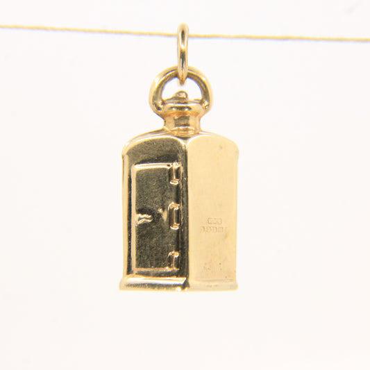 Vintage 9ct Gold Hallmarked Starboard Side Lantern Pendant Nautical Maritime Charm