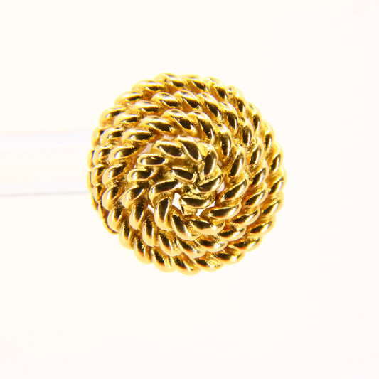Vintage 18ct Tiffany & Co. Rope Coil Stud Earring – Boxed Gift