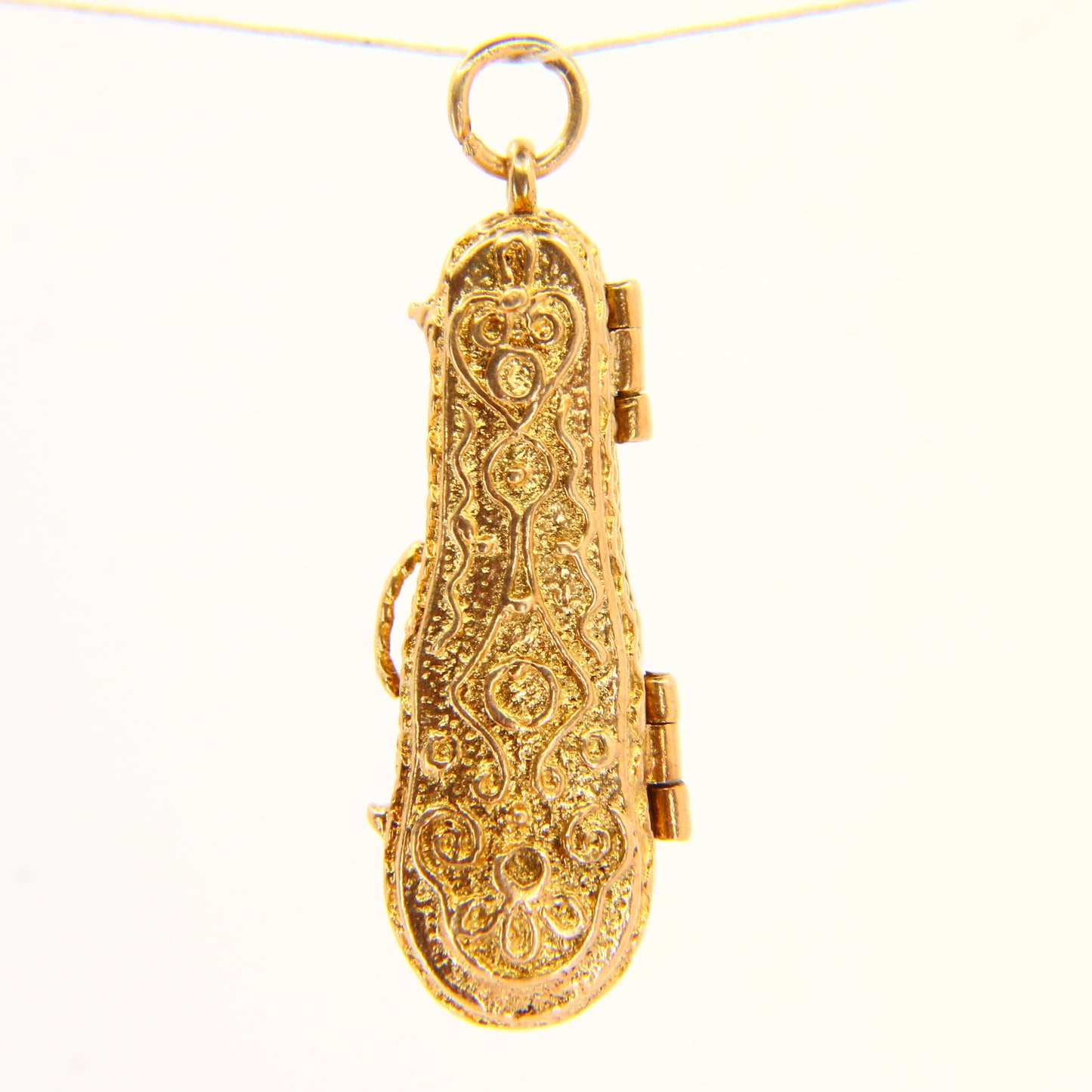 Vintage 9ct Gold Violin in Case Charm – Opening Music Pendant Gift