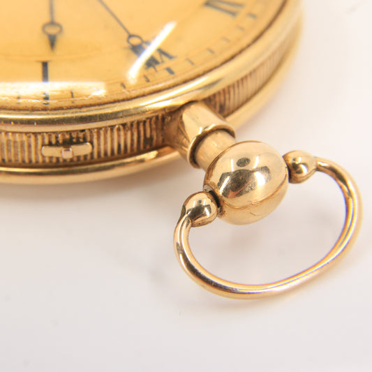 Antique 18ct Gold Lepine Quarter Repeater Pocket Watch, Paris Key Wind c1800