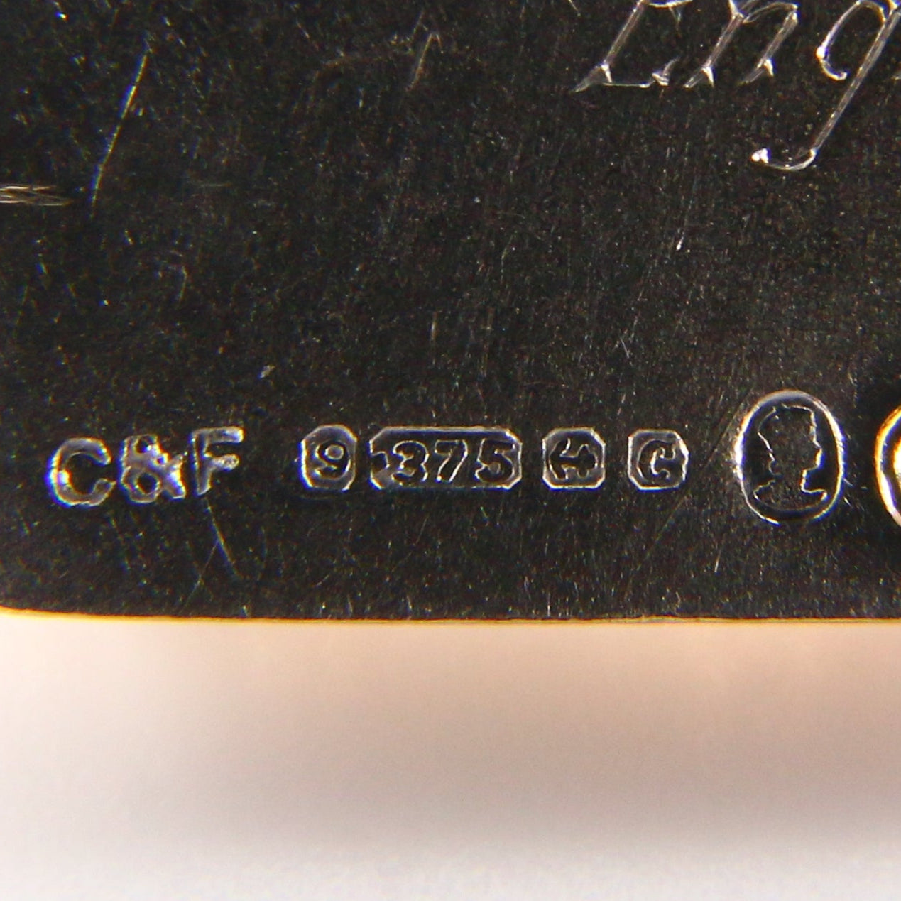 Vintage 9ct White & Yellow Gold Houses of Parliament Charm – 1952 London Pendant