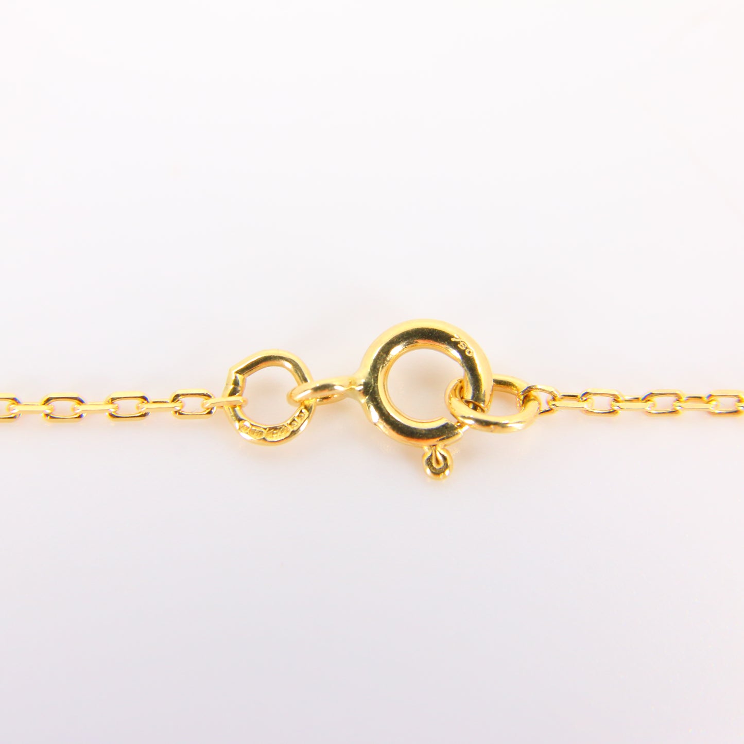 Vintage 18ct Celtic Cross Necklace 18 Carat Gold Hallmarked Enamel Pendant Boxed