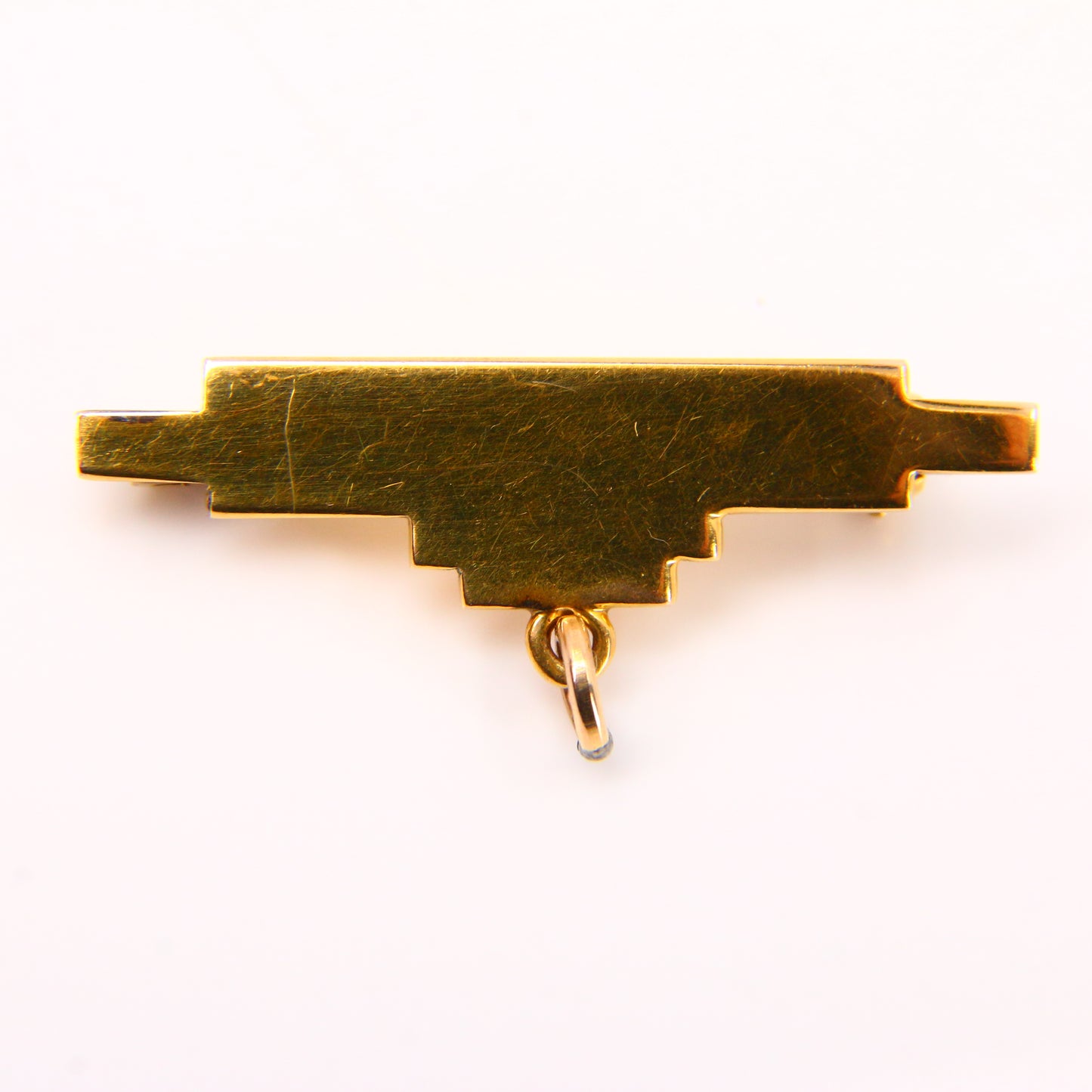 Vintage 9ct Gold Pendant Hanger Brooch | Solid Gold Charm Holder