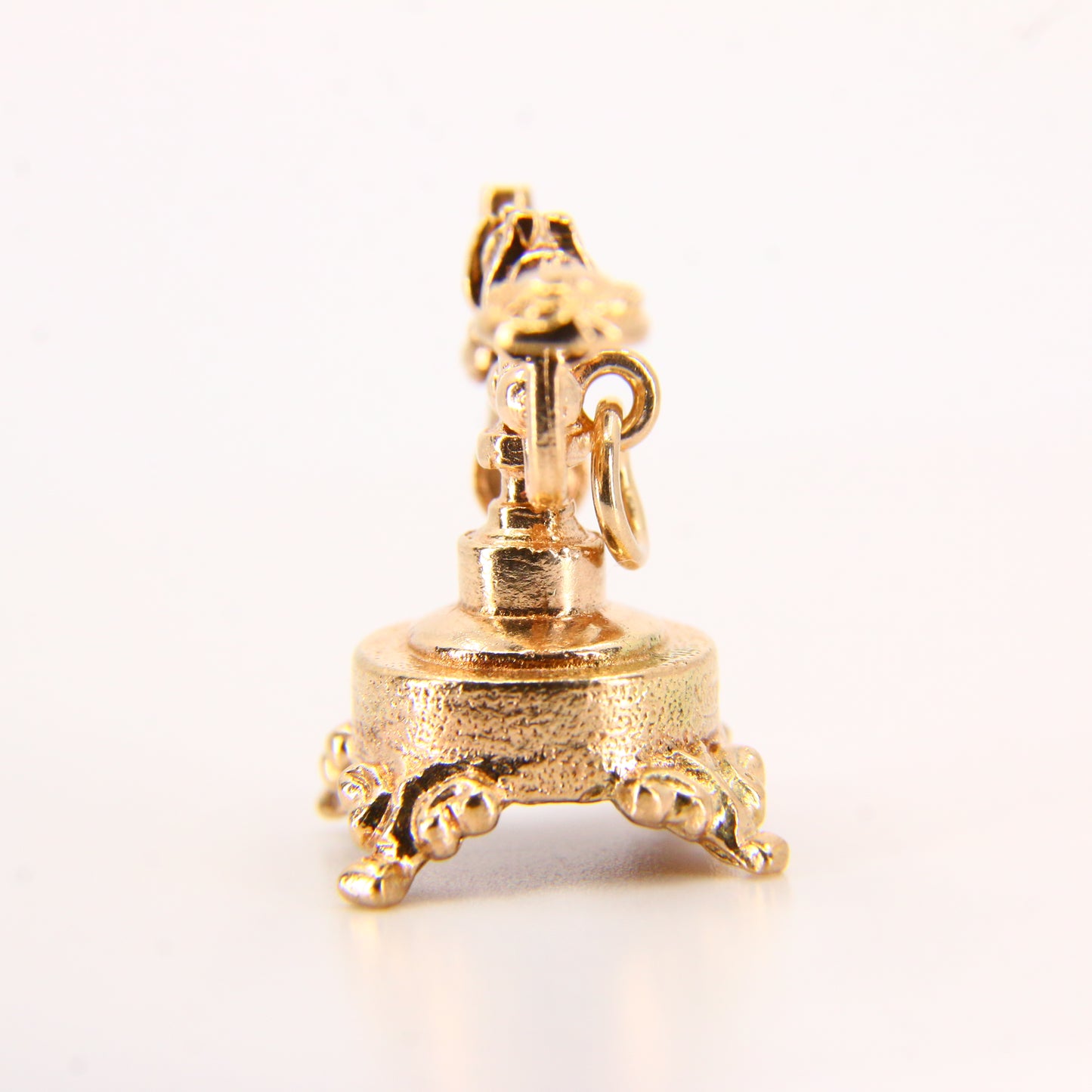 Vintage 9ct House Phone Charm – Hallmarked Yellow Gold Pendant, Gift