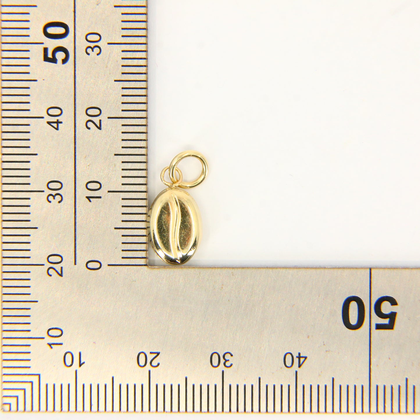 Vintage 9ct Gold Coffee Bean Charm – Yellow Gold Pendant