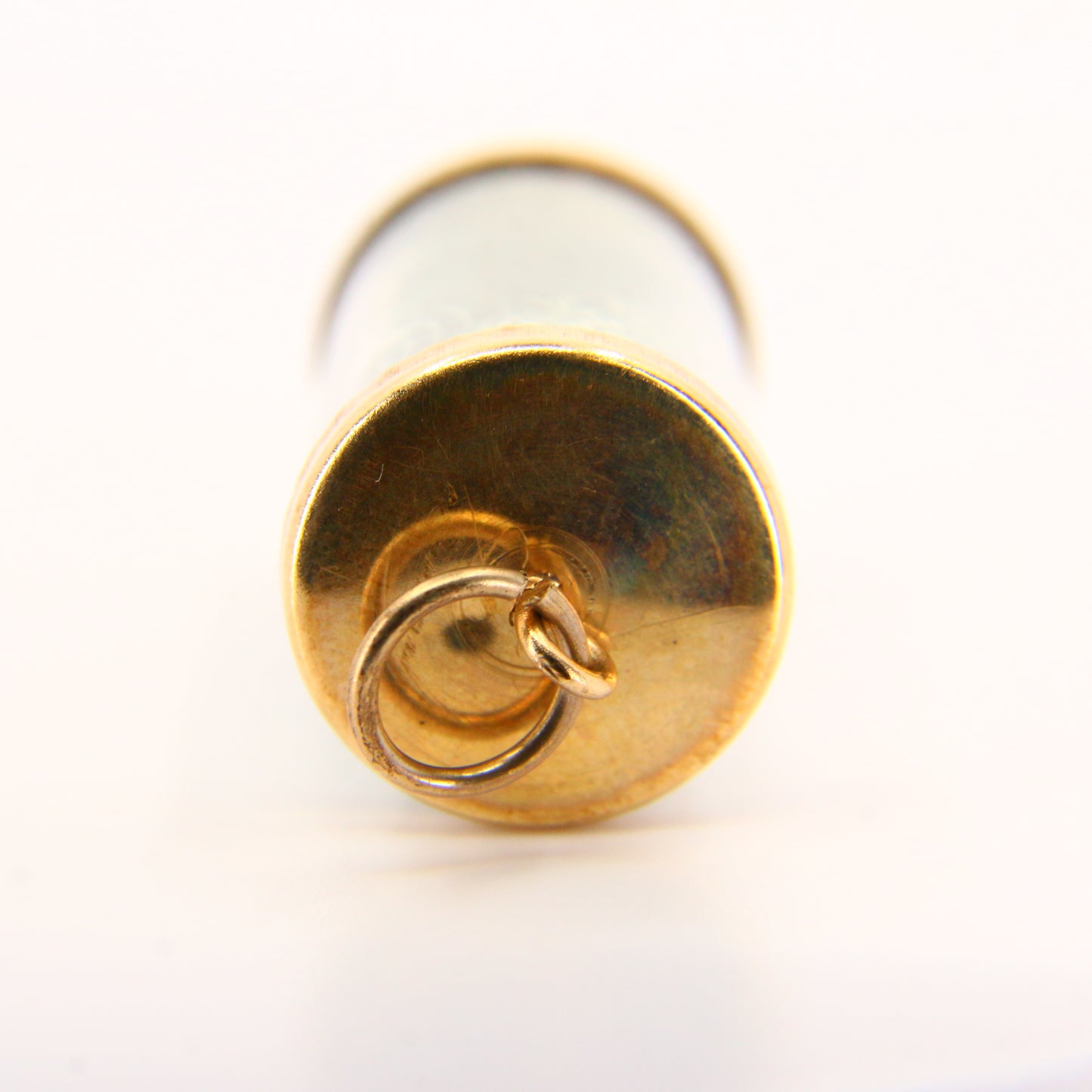 Vintage 9ct Break Glass Money Charm – Yellow Gold British Pound Note Pendant