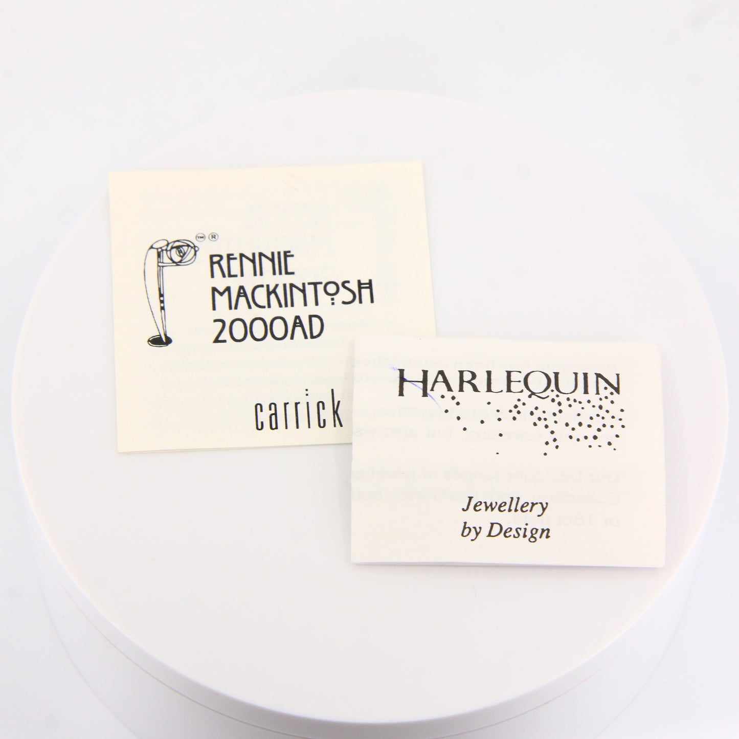 Vintage 9ct Rennie Mackintosh by Carrick Gold Brooch Hallmarked Boxed Gift