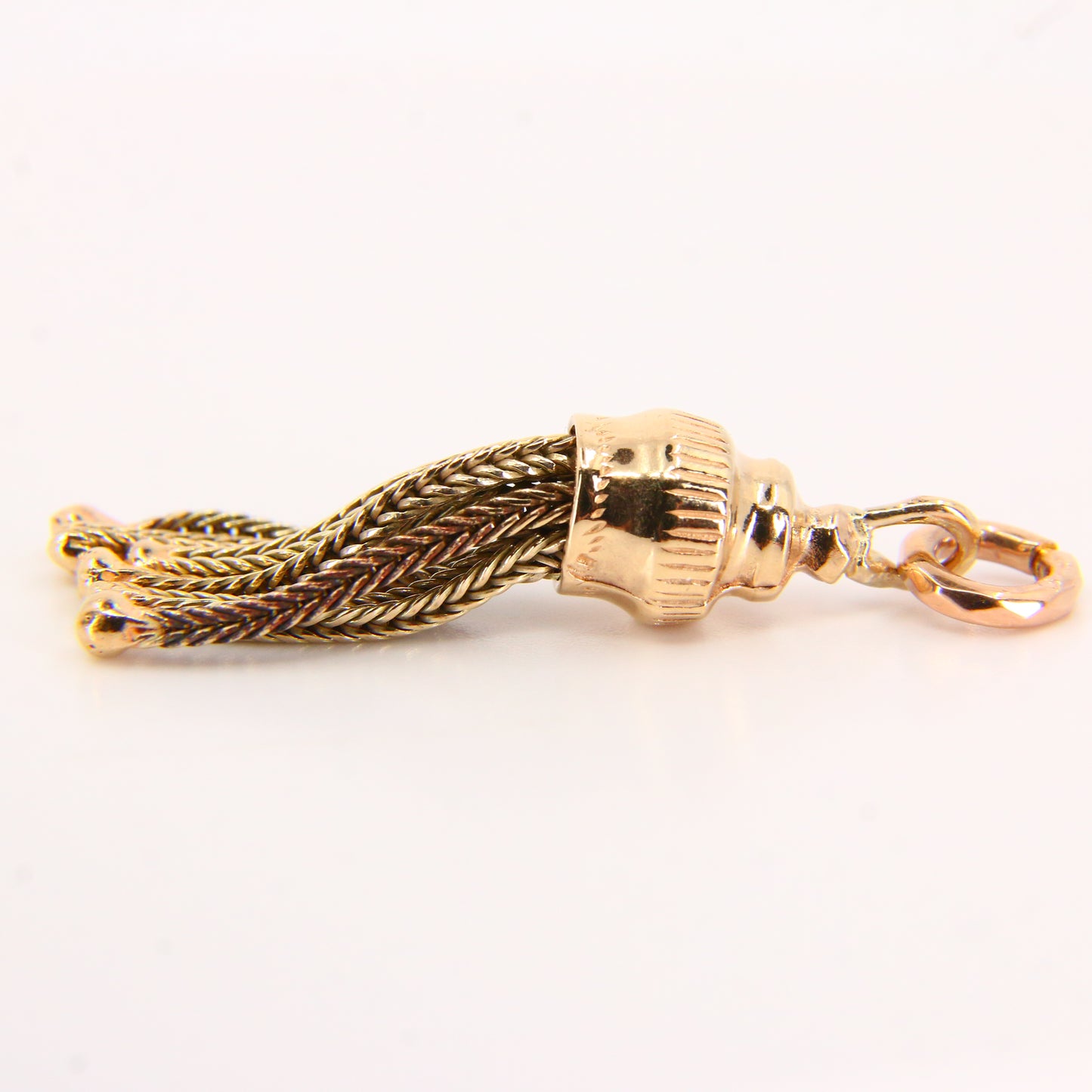 Vintage 9ct Gold Tassel Pendant – Articulated Yellow Gold Charm Gift