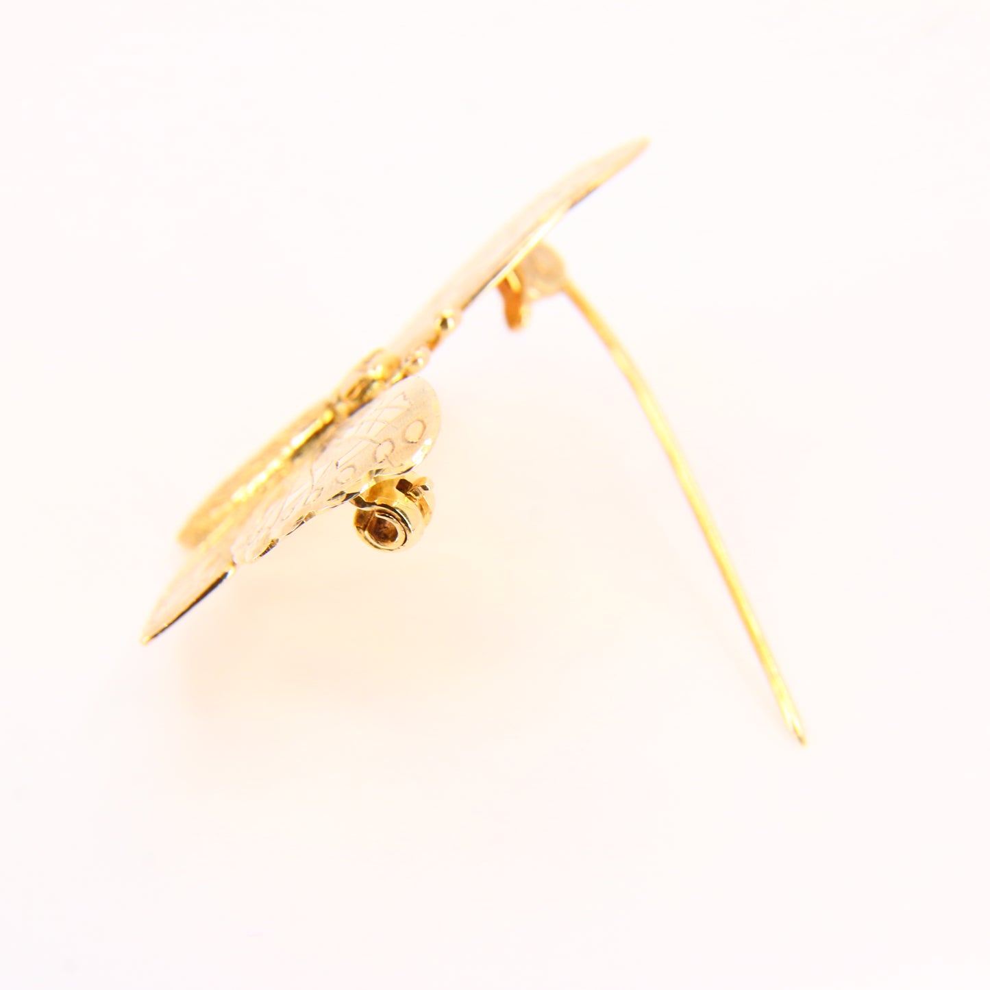 Vintage 9ct Butterfly Brooch Detailed 9 Carat Hallmarked Yellow Gold Boxed Gift