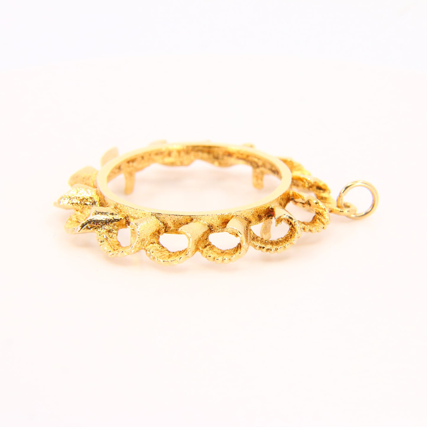 Vintage 9ct Full Sovereign Hallmarked Pendant Coin Display Charm Yellow Gold Gift