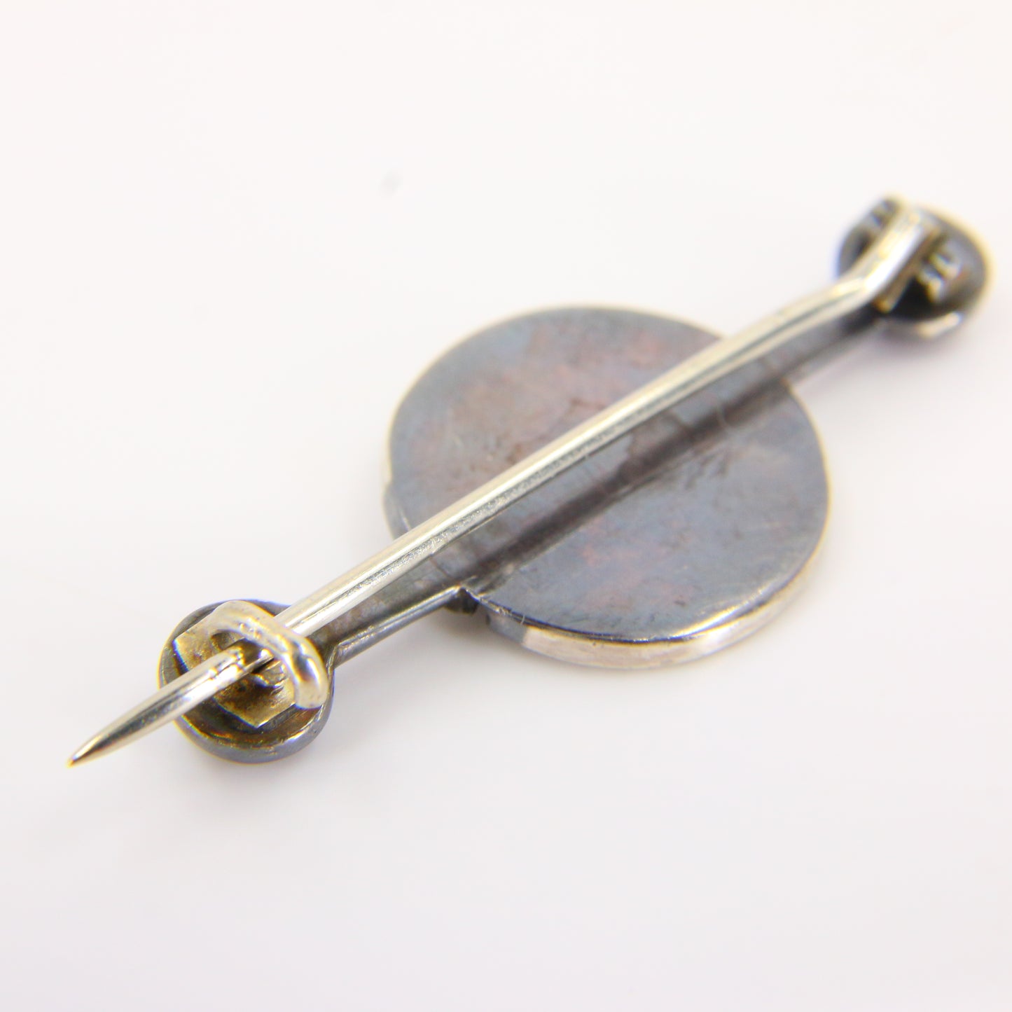 Vintage Silver Artisan Brooch Chinese "Blessing" Brooch Fine Jewellery