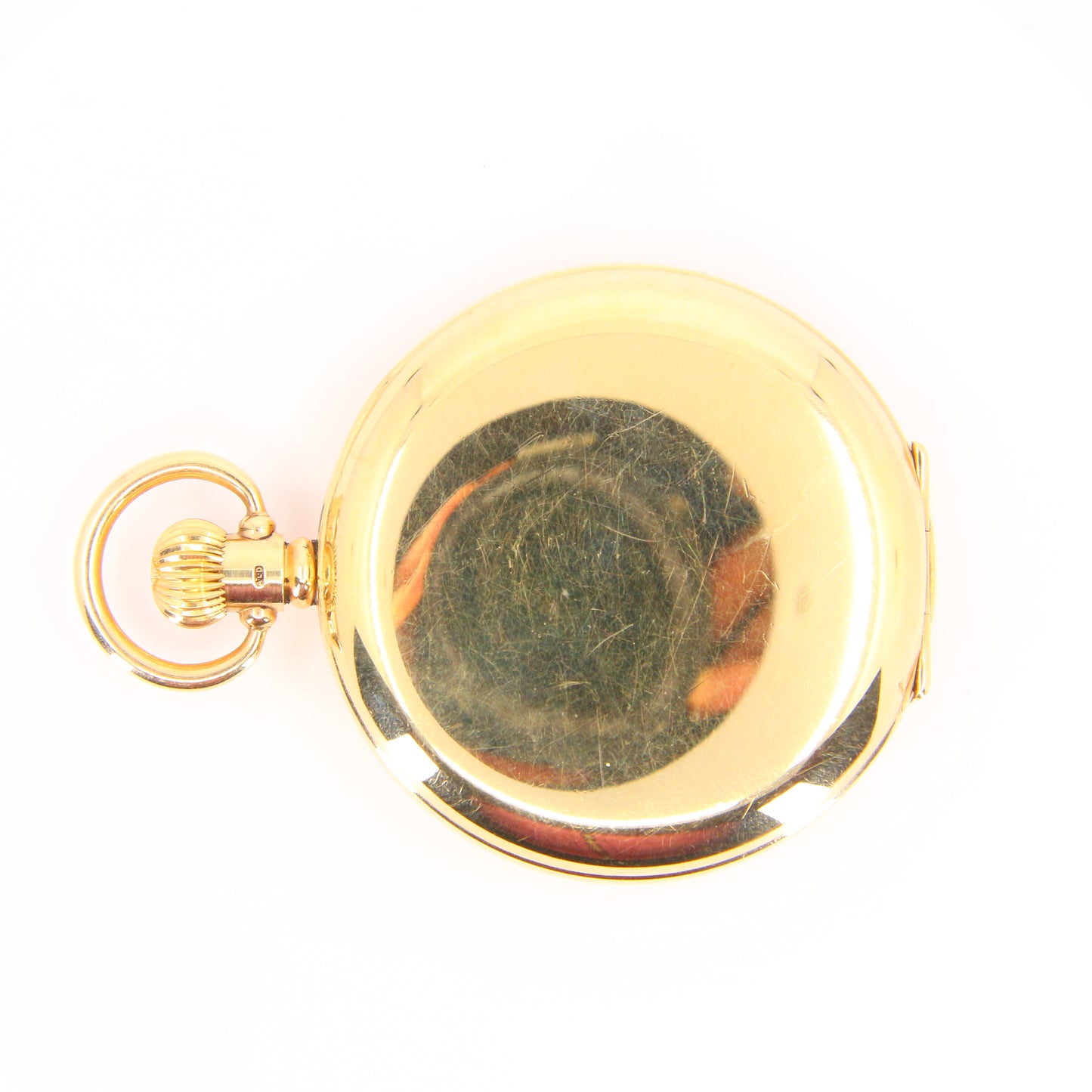 Vintage 9 Carat Half Hunter Pocket Watch Roldor 17 Jewel Hallmarked
