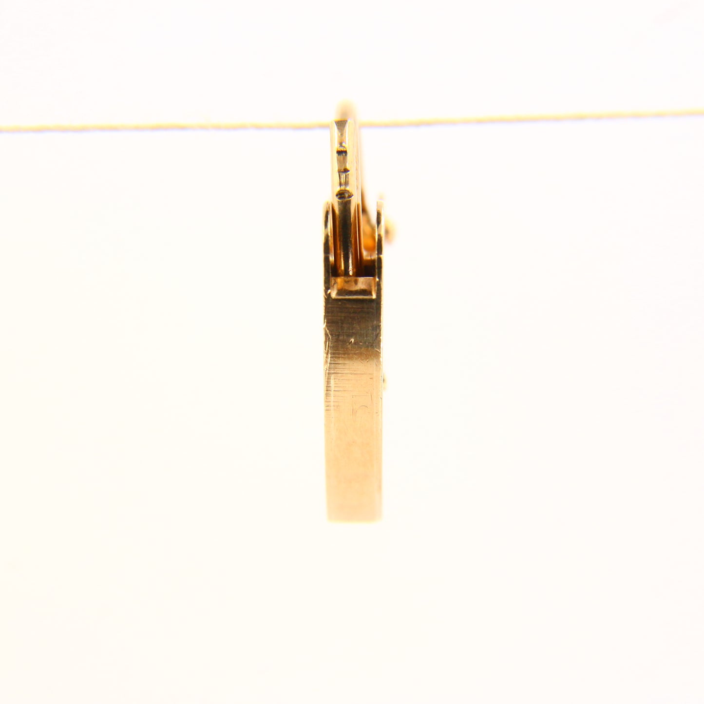 Vintage 9ct Gold Heart Padlock Charm – Hallmarked Solid Gold Gift