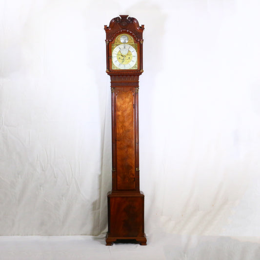 Antique Georgian 8-Day Striking Mahogany Longcase Clock – Webster London c.1920