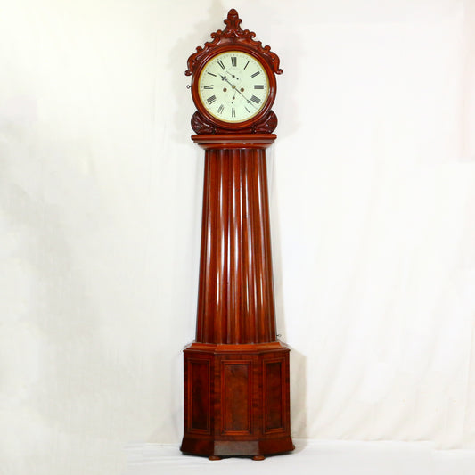 Antique Scottish Mahogany Longcase Clock – Striking 8 Day c.1870 P. McFarlane & Sons