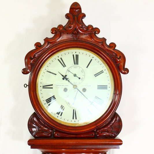 Antique Scottish Mahogany Longcase Clock – Striking 8 Day c.1870 P. McFarlane & Sons