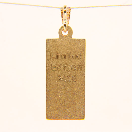 Vintage 9ct Gold Ingot Pendant Hallmarked Birmingham 2003 Limited Gift