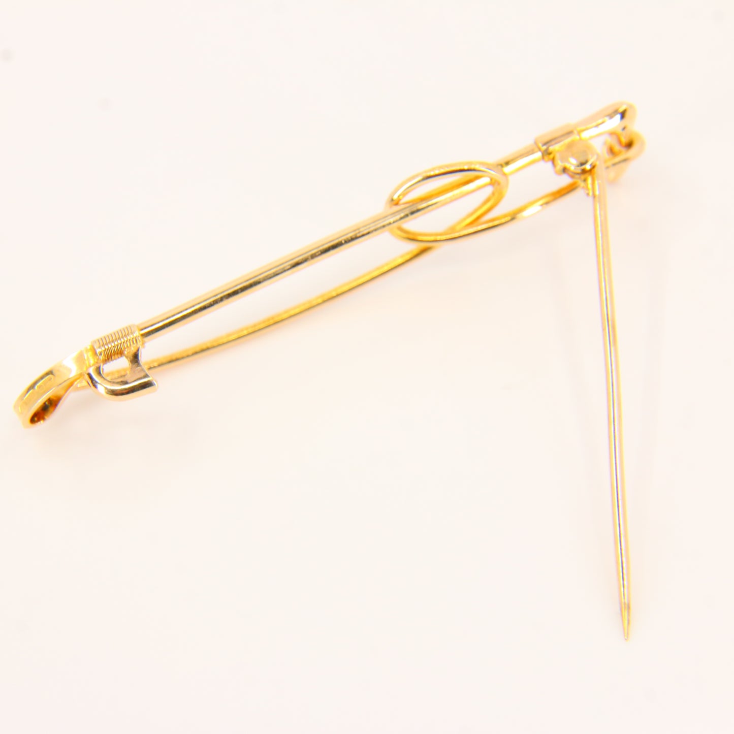 Vintage 9ct Riding Brooch Fine 9 Carat Ridding Crop Gold Brooch Hunting Whip