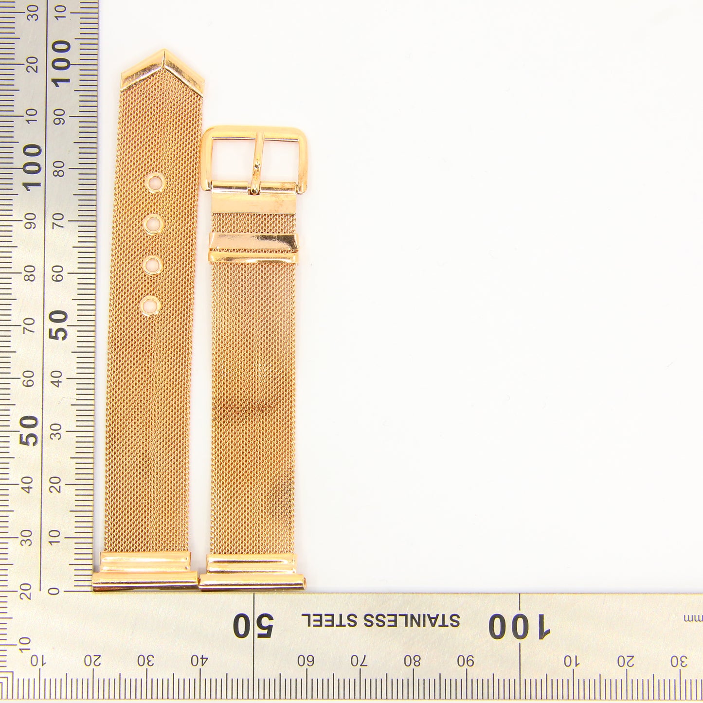 Vintage Gold Plated Rose Gold Watch Bracelet