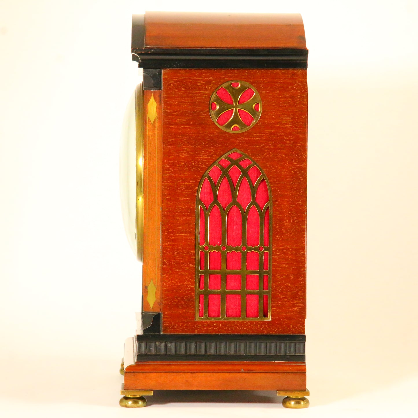 Antique Clock Mahogany Bracket Clock Charles Frodsham of London Circa 1900 Serviced & Running Mantel Clock