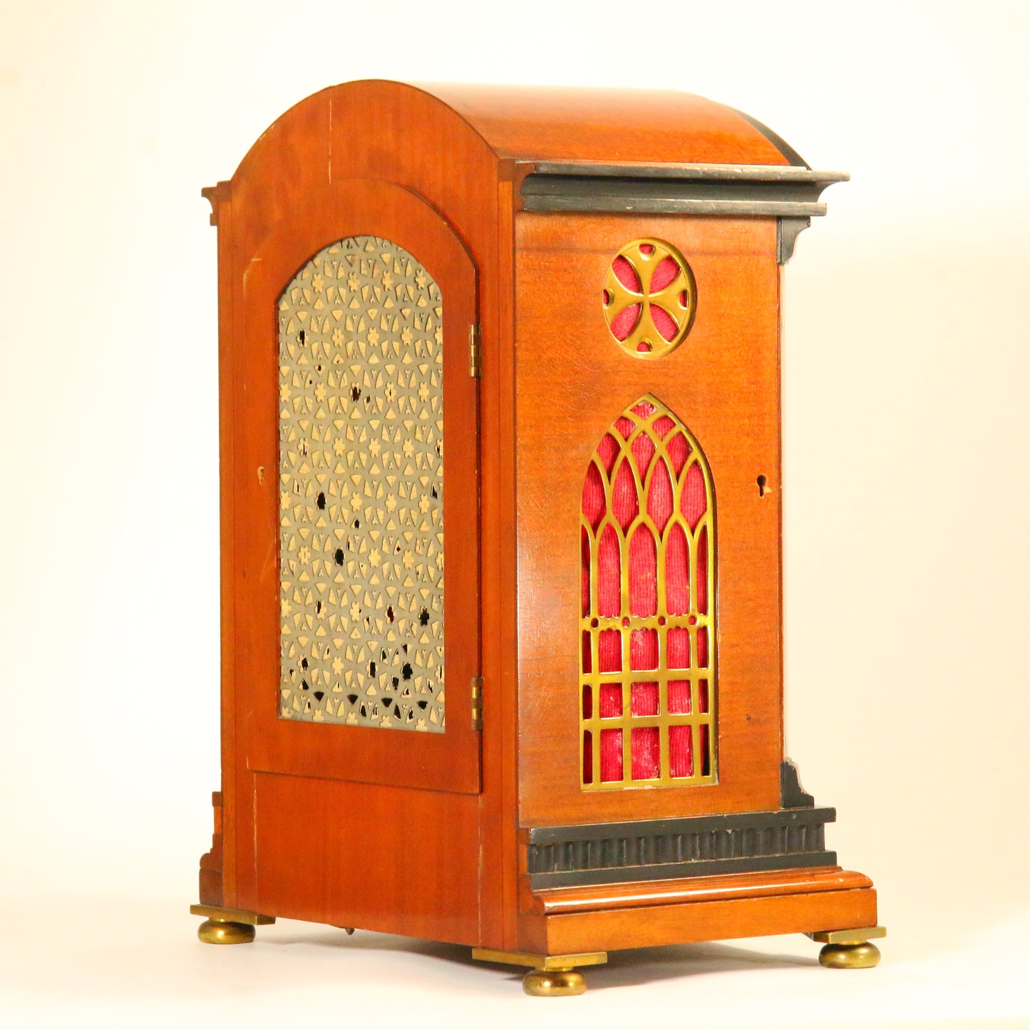 Antique Clock Mahogany Bracket Clock Charles Frodsham of London Circa 1900 Serviced & Running Mantel Clock