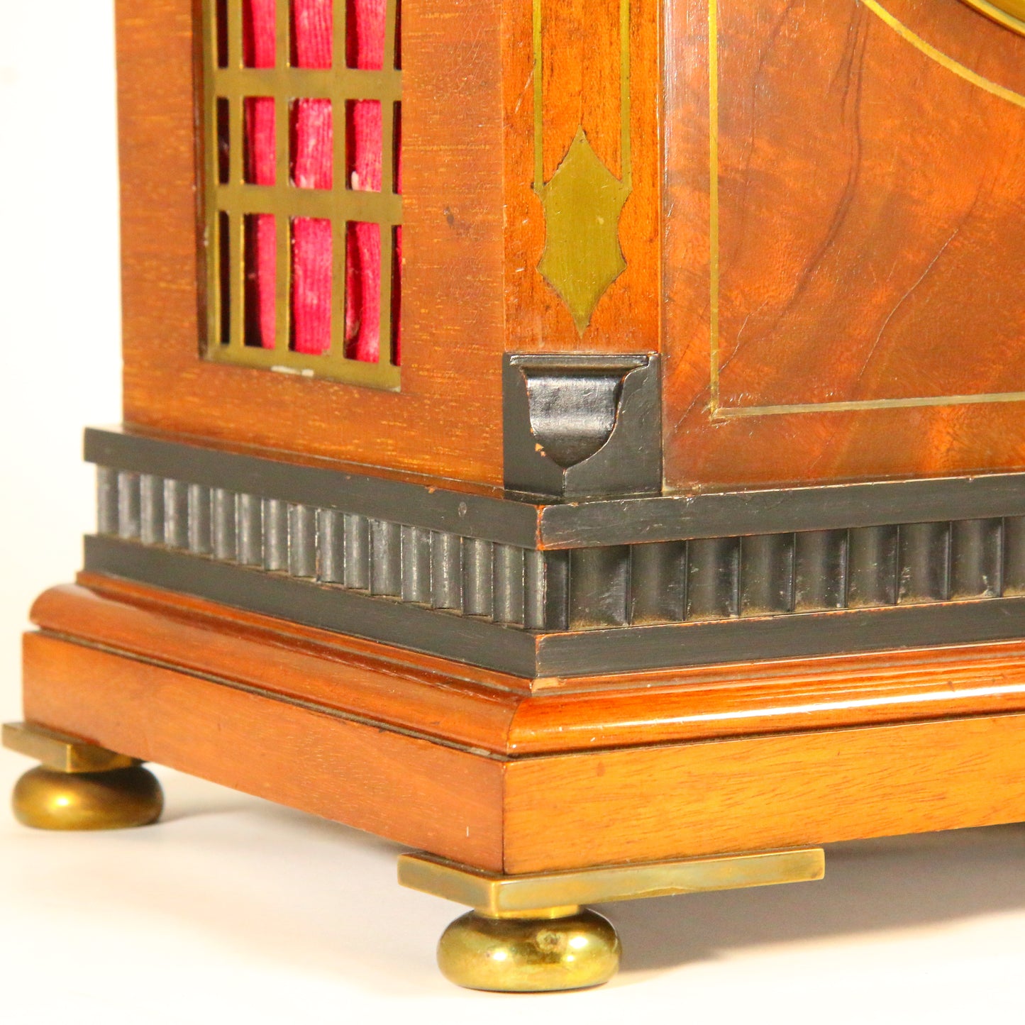 Antique Clock Mahogany Bracket Clock Charles Frodsham of London Circa 1900 Serviced & Running Mantel Clock