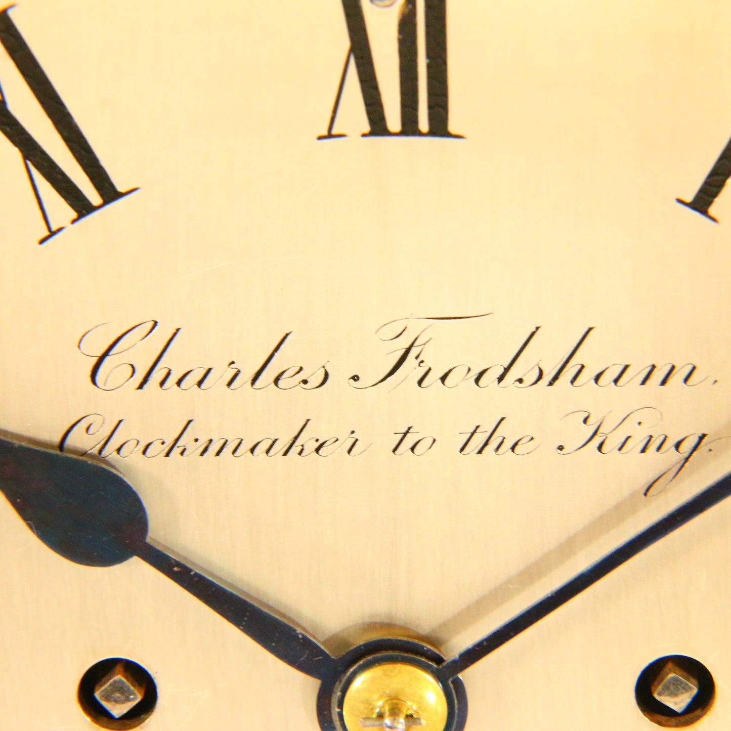 Antique Clock Mahogany Bracket Clock Charles Frodsham of London Circa 1900 Serviced & Running Mantel Clock