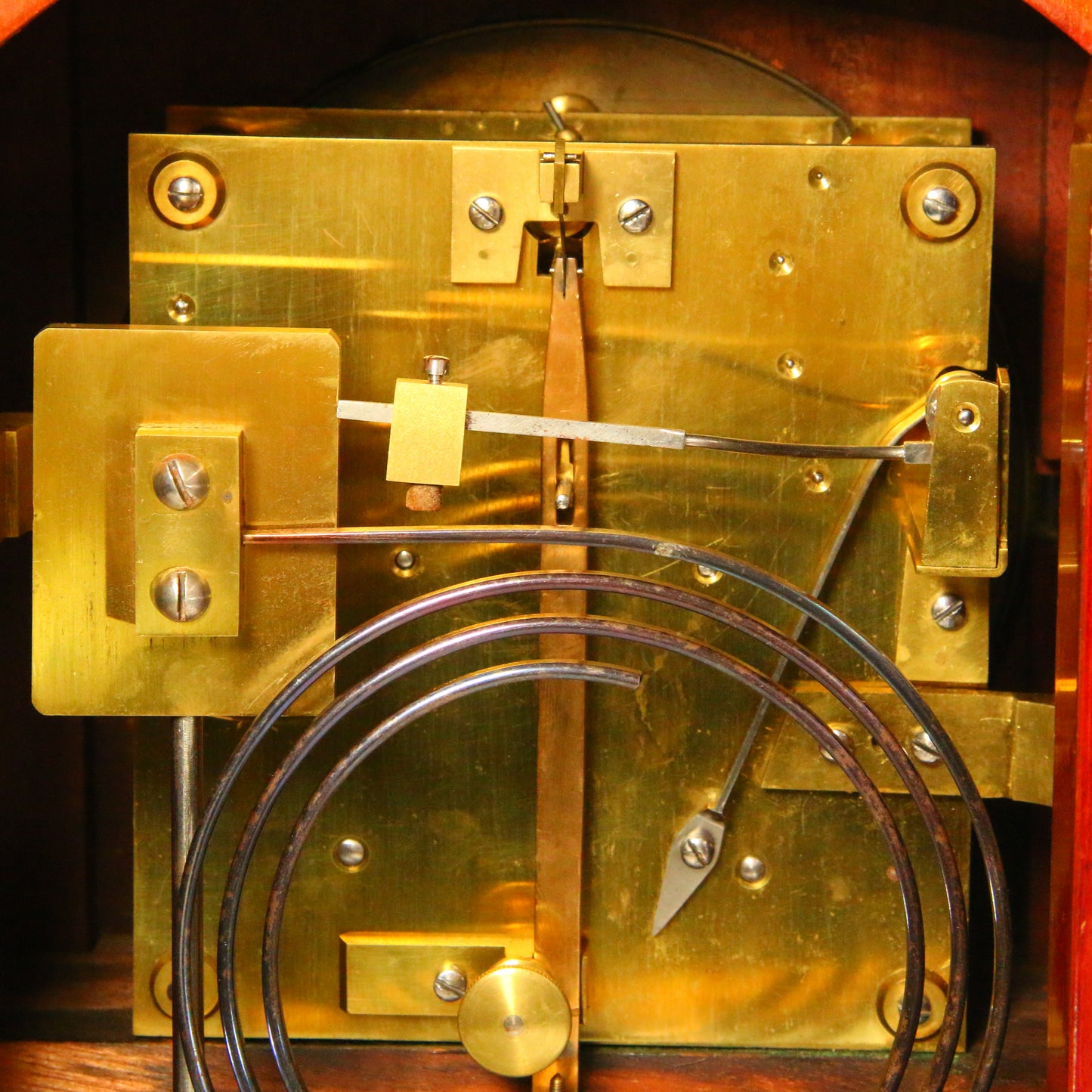 Antique Clock Mahogany Bracket Clock Charles Frodsham of London Circa 1900 Serviced & Running Mantel Clock