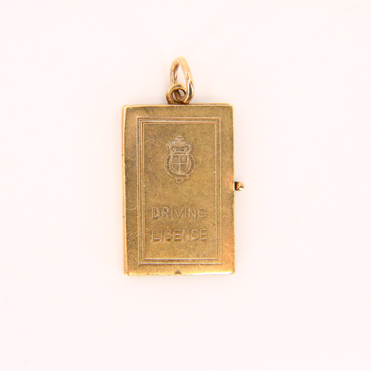 Vintage 9ct Hallmarked Gold Driver’s Licence Charm | UK New Driver Pendant