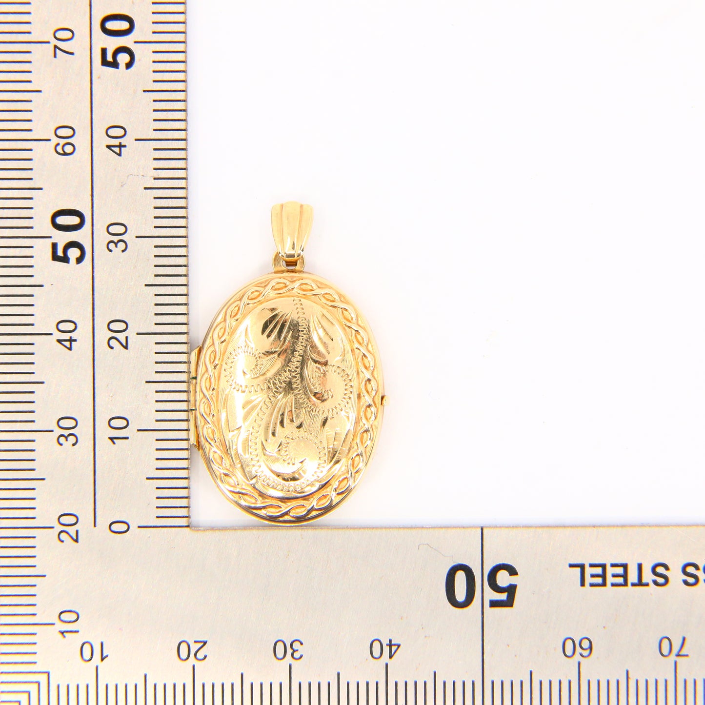 Vintage 9ct Hallmarked Gold Double Locket Pendant | 4 Photo Compartments