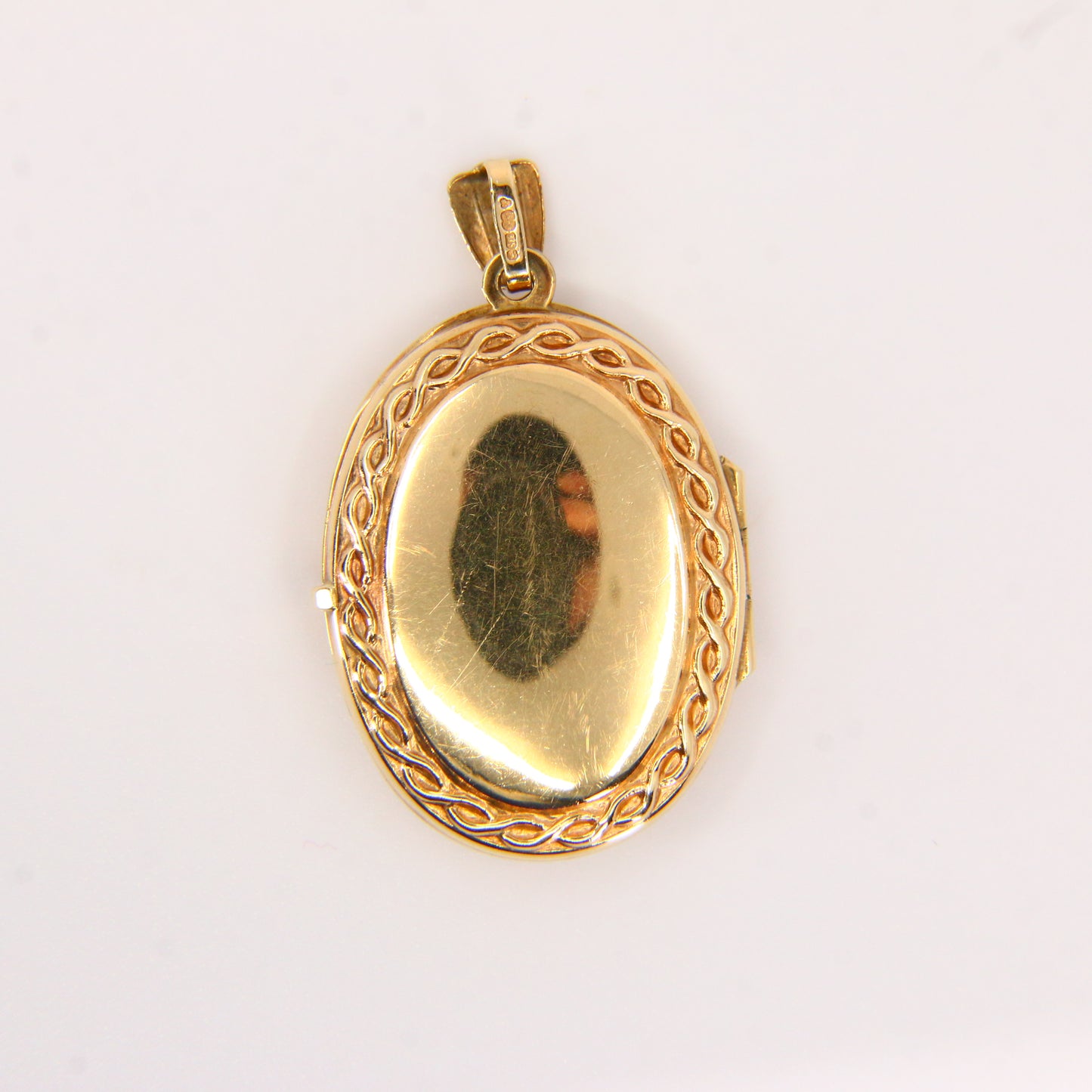Vintage 9ct Hallmarked Gold Double Locket Pendant | 4 Photo Compartments