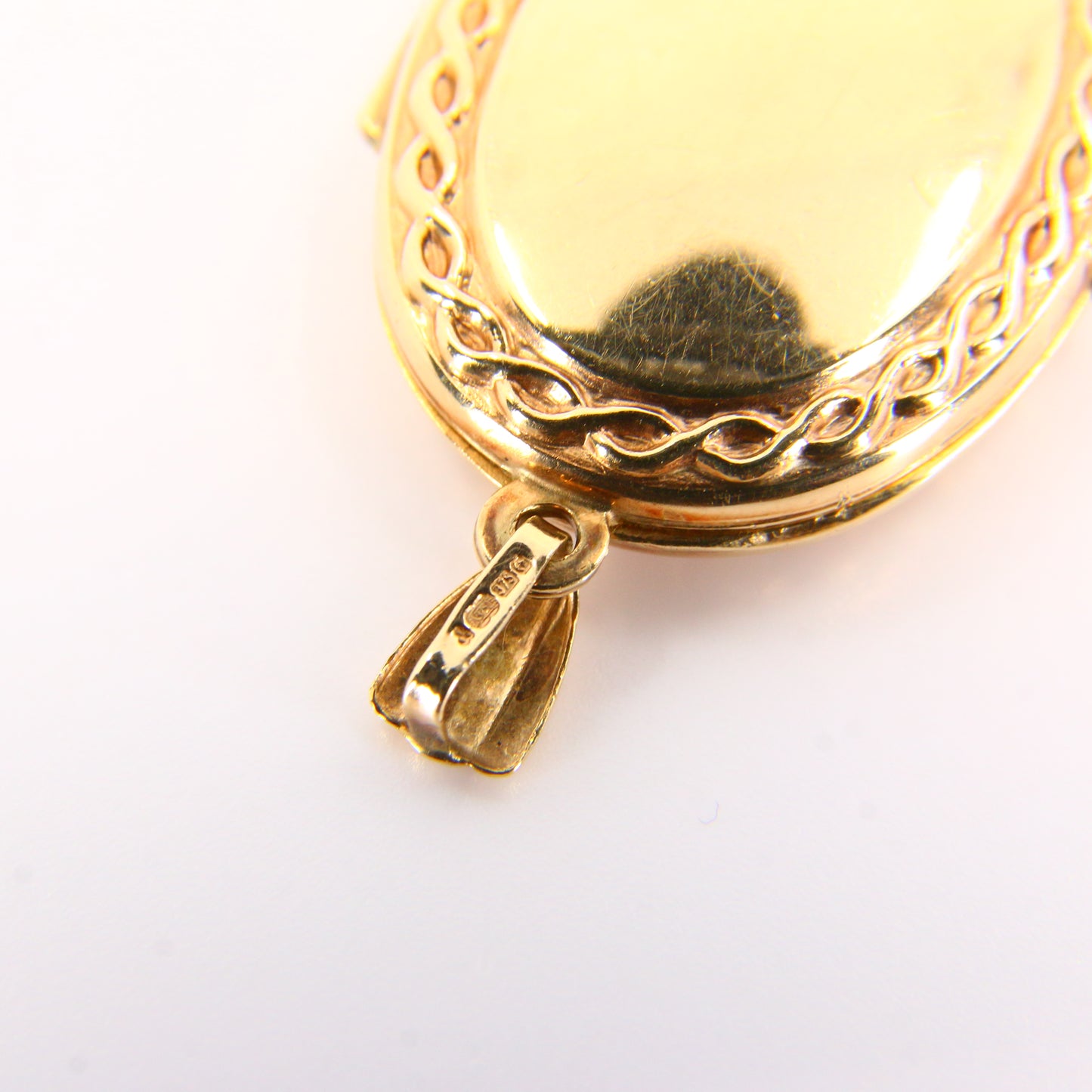Vintage 9ct Hallmarked Gold Double Locket Pendant | 4 Photo Compartments