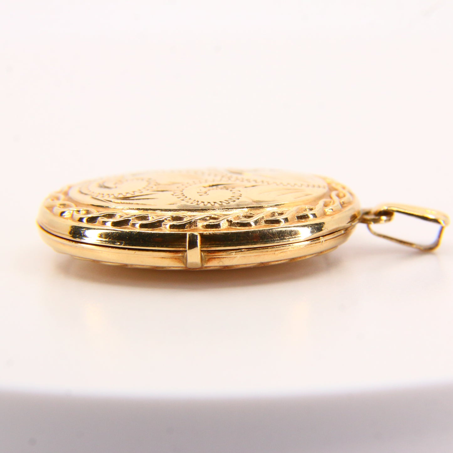 Vintage 9ct Hallmarked Gold Double Locket Pendant | 4 Photo Compartments