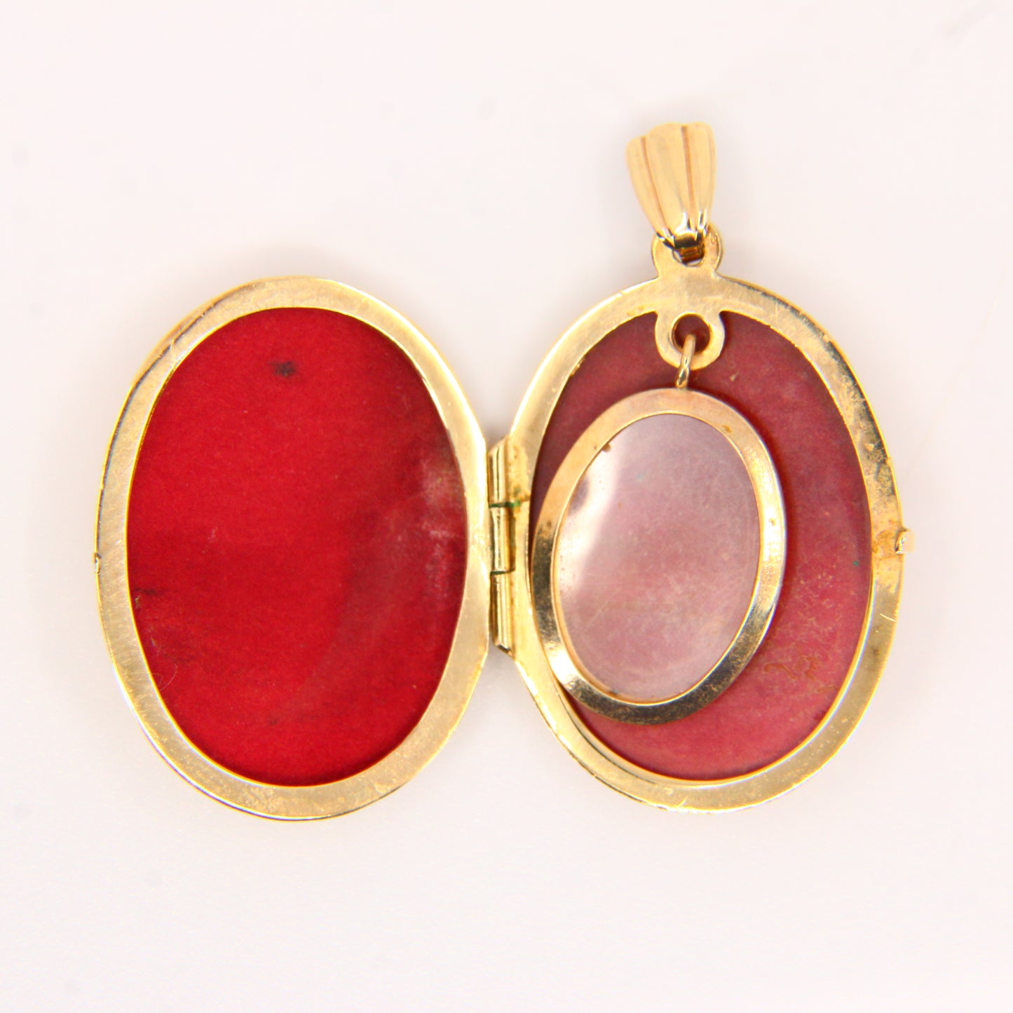Vintage 9ct Hallmarked Gold Double Locket Pendant | 4 Photo Compartments